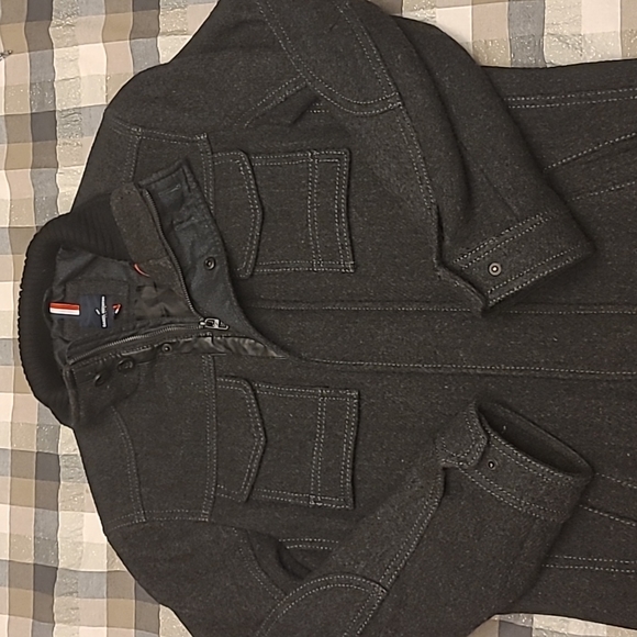 Grey Wool dress coat by Daniel Hechter, size Small - Picture 1 of 4